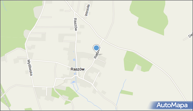 Raszów gmina Trzebnica, Raszów, mapa Raszów gmina Trzebnica