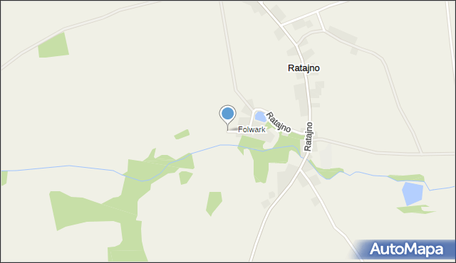 Ratajno, Ratajno, mapa Ratajno