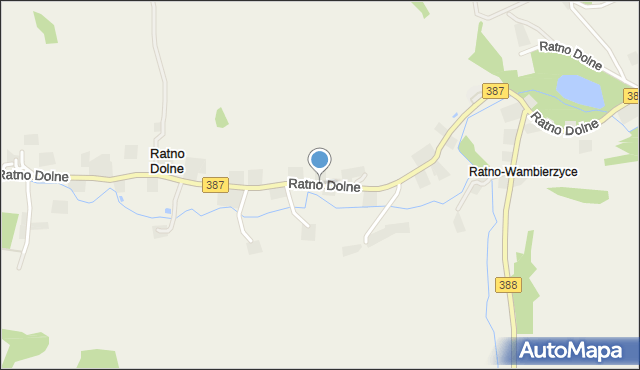 Ratno Dolne, Ratno Dolne, mapa Ratno Dolne