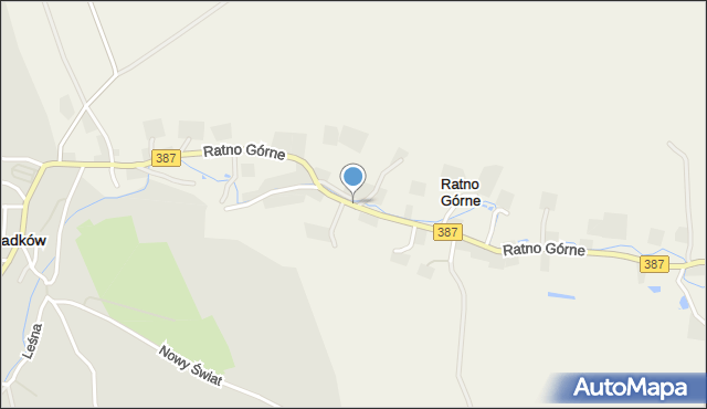 Ratno Górne, Ratno Górne, mapa Ratno Górne