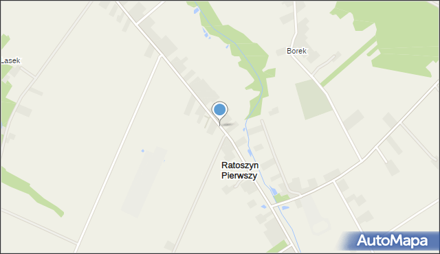 Ratoszyn Pierwszy, Ratoszyn Pierwszy, mapa Ratoszyn Pierwszy