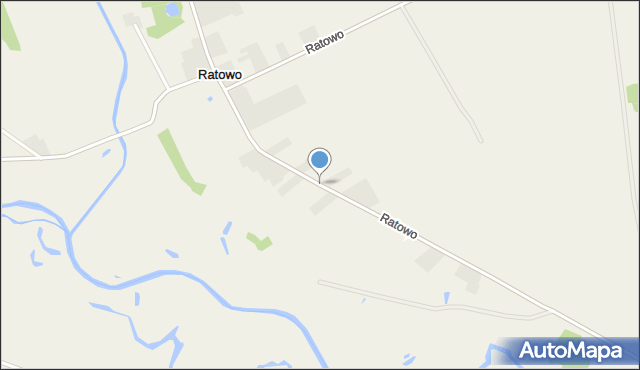 Ratowo gmina Radzanów, Ratowo, mapa Ratowo gmina Radzanów