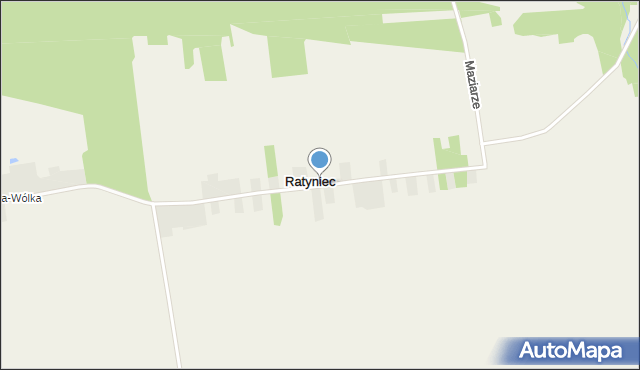 Ratyniec, Ratyniec, mapa Ratyniec