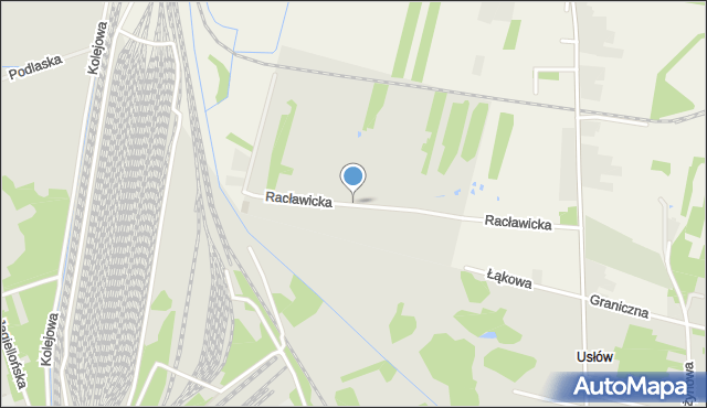 Skarżysko-Kamienna, Racławicka, mapa Skarżysko-Kamienna