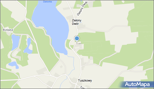 Tuszkowy, Radosna Dolina, mapa Tuszkowy