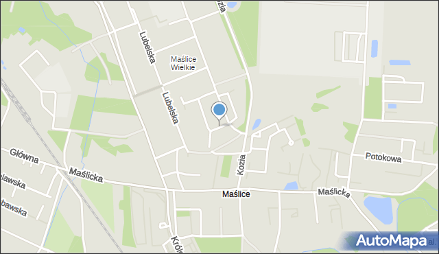 Wrocław, Radzyńska, mapa Wrocławia