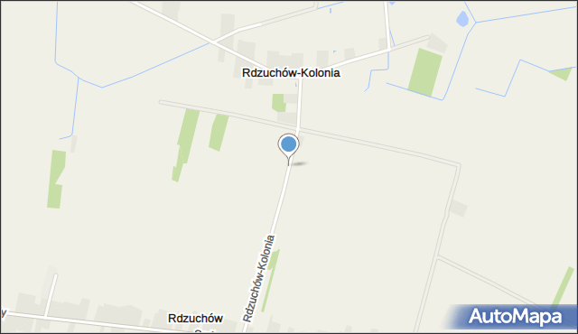 Rdzuchów-Kolonia, Rdzuchów-Kolonia, mapa Rdzuchów-Kolonia