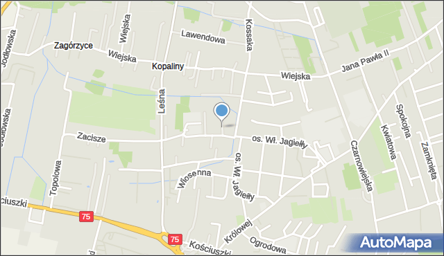 Brzesko, Reja Mikołaja, mapa Brzesko
