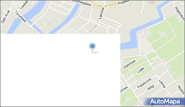 Gdańsk, Reduta Miś, mapa Gdańska