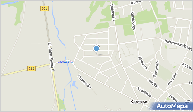 Karczew powiat otwocki, Redutowa, mapa Karczew powiat otwocki