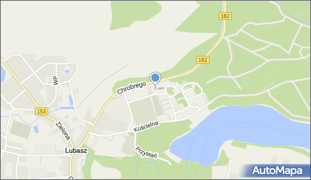 Lubasz powiat czarnkowsko-trzcianecki, Rekreacyjna, mapa Lubasz powiat czarnkowsko-trzcianecki