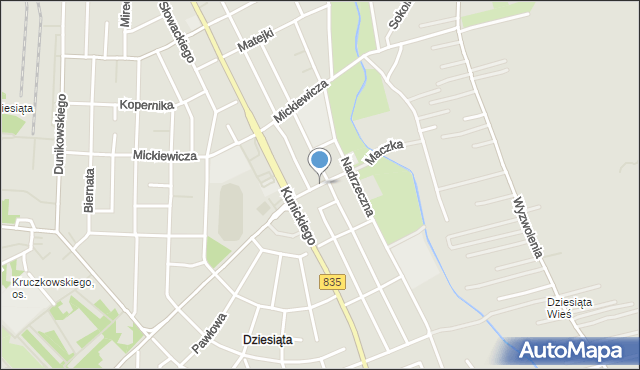 Lublin, Rejtana Tadeusza, mapa Lublina