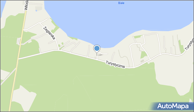 Okuninka, Regatowa, mapa Okuninka