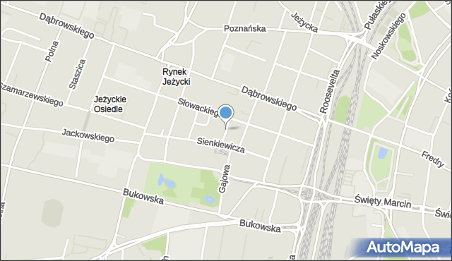 Poznań, Reja Mikołaja, mapa Poznania