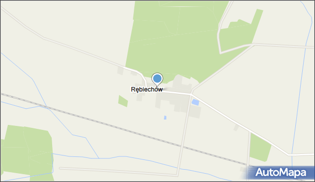 Rębiechów, Rębiechów, mapa Rębiechów