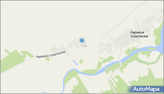 Rębielice Szlacheckie, Rębielice Szlacheckie, mapa Rębielice Szlacheckie