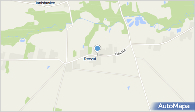 Reczul, Reczul, mapa Reczul