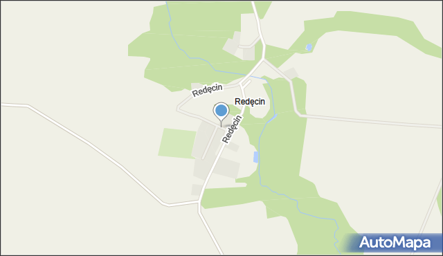 Redęcin, Redęcin, mapa Redęcin