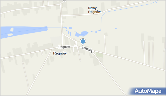 Regnów, Regnów, mapa Regnów