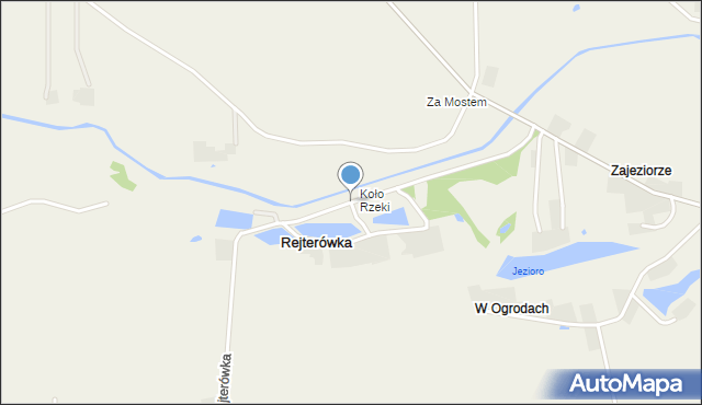 Rejterówka, Rejterówka, mapa Rejterówka