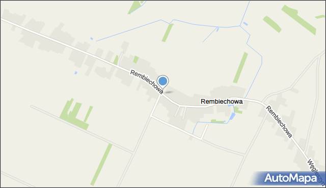 Rembiechowa, Rembiechowa, mapa Rembiechowa