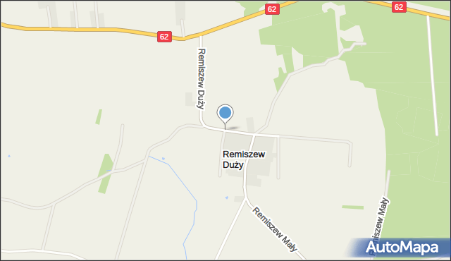 Remiszew Duży, Remiszew Duży, mapa Remiszew Duży