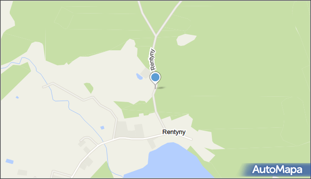 Rentyny, Rentyny, mapa Rentyny