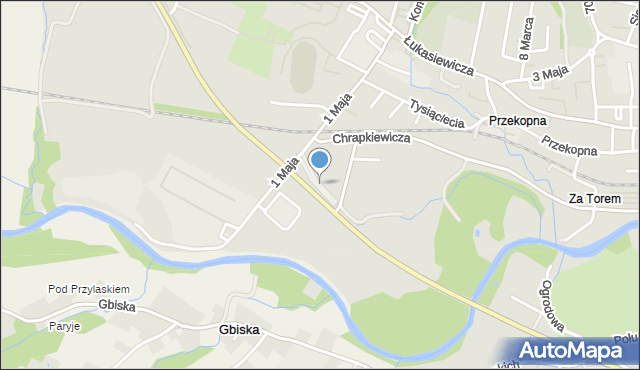 Strzyżów, Rędziny, mapa Strzyżów