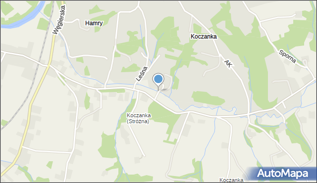 Bobowa powiat gorlicki, Rodzinna, mapa Bobowa powiat gorlicki