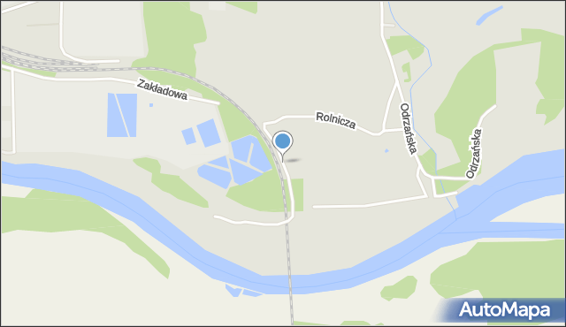 Brzeg Dolny, Rolnicza, mapa Brzeg Dolny