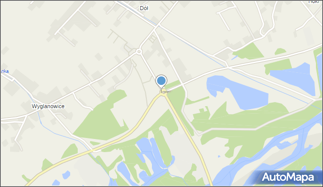 Brzezna, Rondo Maślaka Stanisława, ks. prał., mapa Brzezna