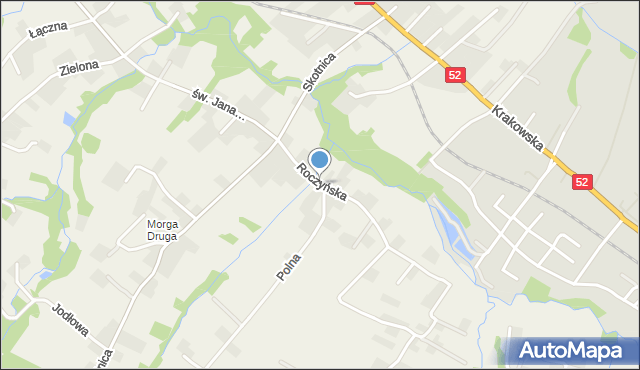 Bulowice, Roczyńska, mapa Bulowice