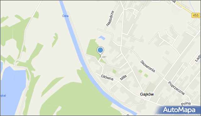 Gajków, Rolnicza, mapa Gajków