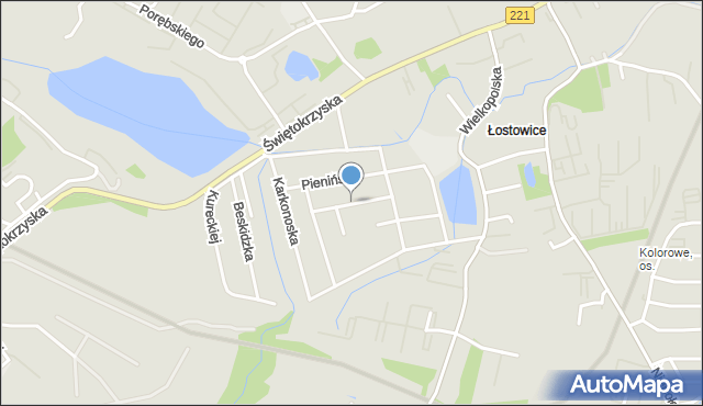 Gdańsk, Rosiczki, mapa Gdańska