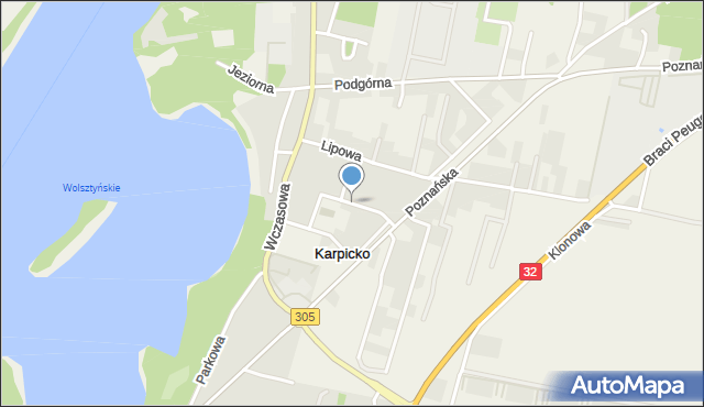 Karpicko, Rolna, mapa Karpicko