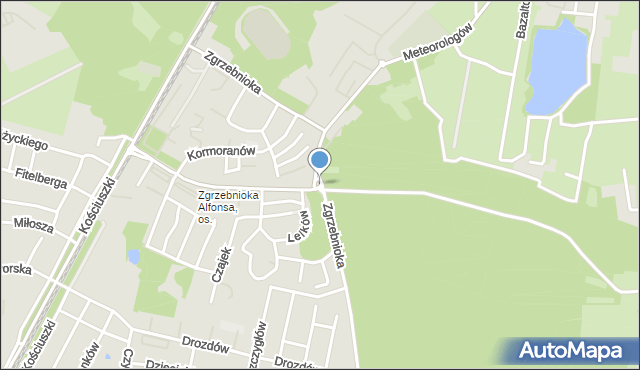 Katowice, Rondo Michalskiego Konstantego, ks., mapa Katowic
