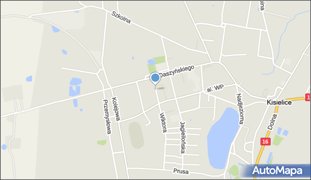 Kisielice, Rodziny Stangów, mapa Kisielice