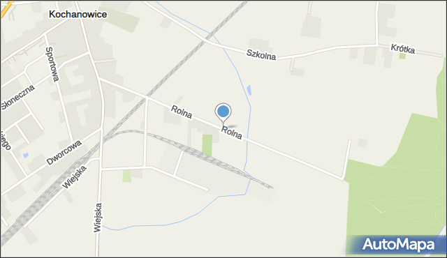 Kochanowice, Rolna, mapa Kochanowice