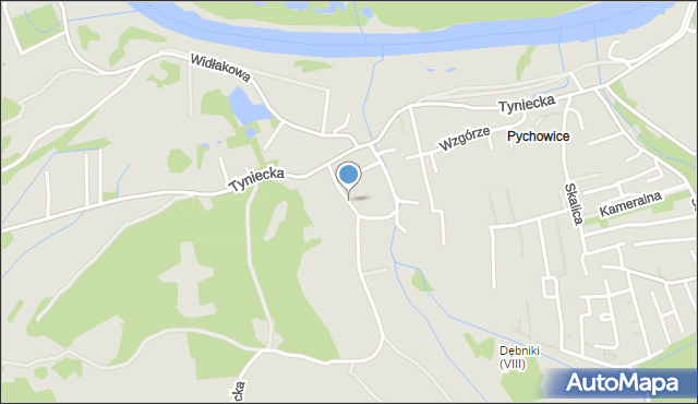 Kraków, Rodzinna, mapa Krakowa