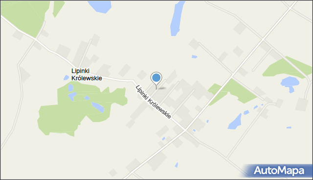 Lipinki Królewskie, Rodzinna, mapa Lipinki Królewskie