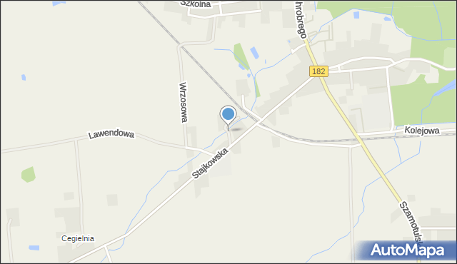 Lubasz powiat czarnkowsko-trzcianecki, Różana, mapa Lubasz powiat czarnkowsko-trzcianecki