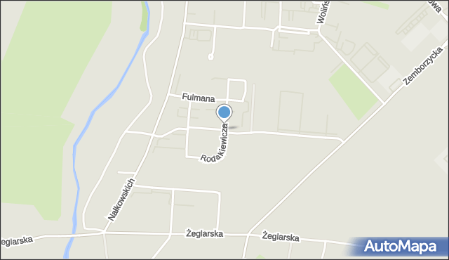 Lublin, Rodakiewicza Łukasza, mapa Lublina