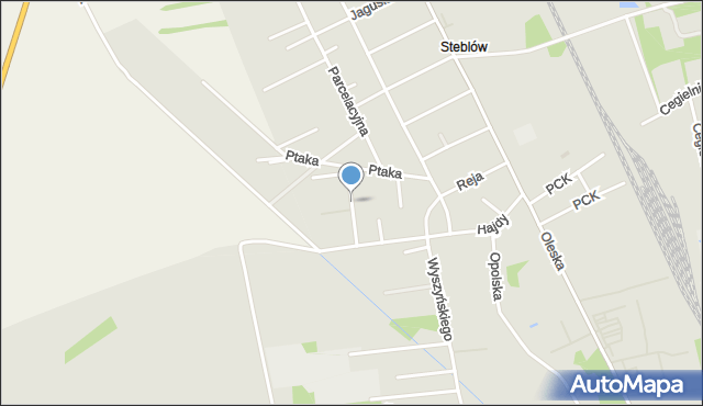 Lubliniec, Rolna, mapa Lubliniec