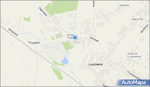 Luszowice gmina Chrzanów, Różyckiego Ludomira, mapa Luszowice gmina Chrzanów