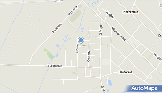 Międzyrzec Podlaski, Równa, mapa Międzyrzec Podlaski