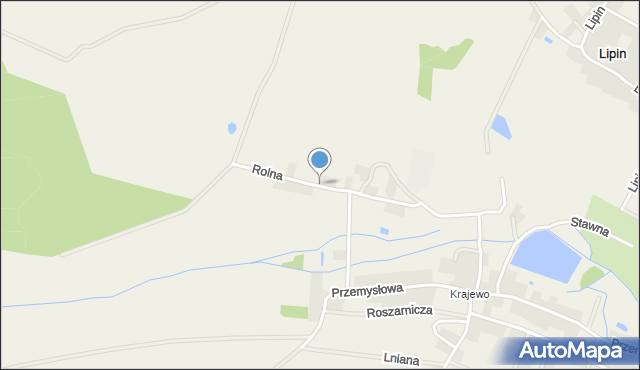 Radwanice powiat polkowicki, Rolna, mapa Radwanice powiat polkowicki