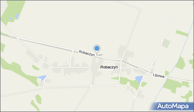 Robaczyn, Robaczyn, mapa Robaczyn