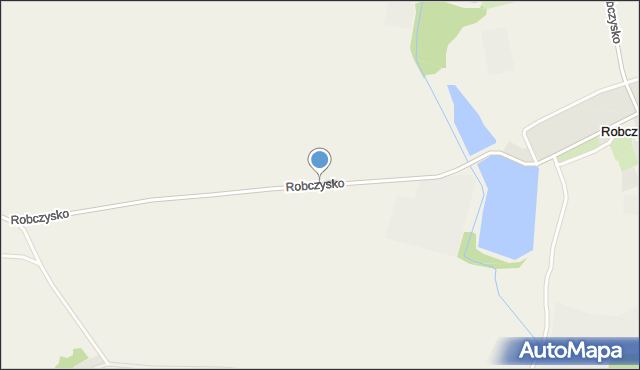 Robczysko, Robczysko, mapa Robczysko