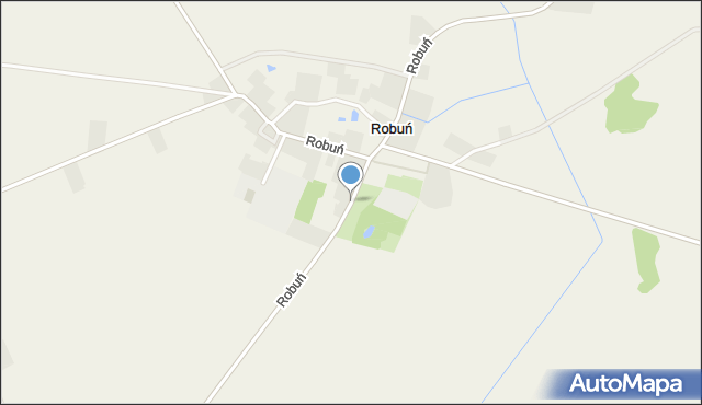 Robuń, Robuń, mapa Robuń