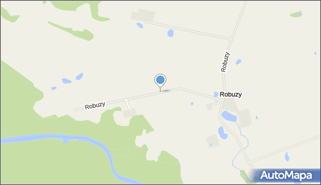 Robuzy, Robuzy, mapa Robuzy